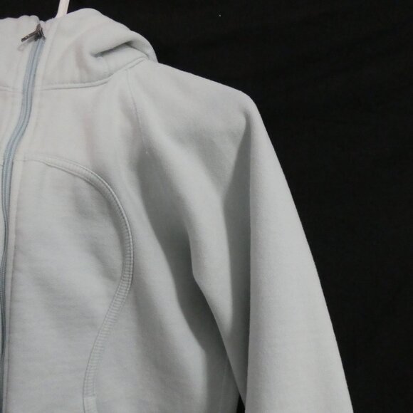 LULULEMON ATHLETICA | 17 pit to pit | Classic Light Blue Zip-Up Scuba Hoodie - Picture 7 of 16